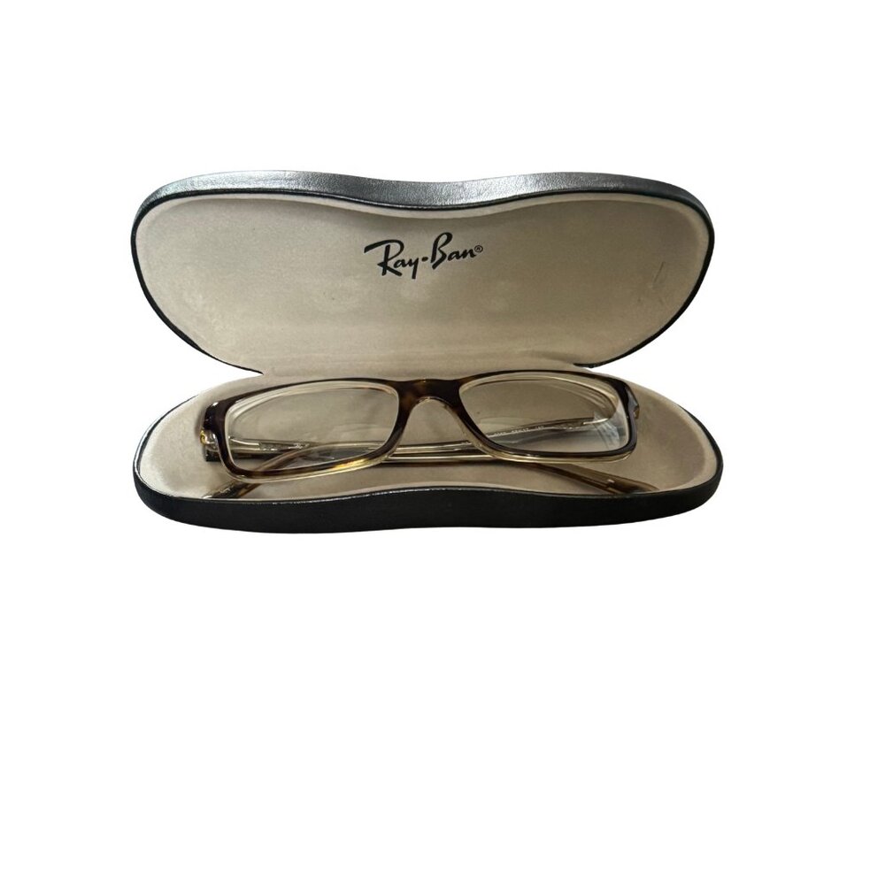 Ray-Ban Tortoise Rectangular Glasses Rb 5245 5082… - image 2